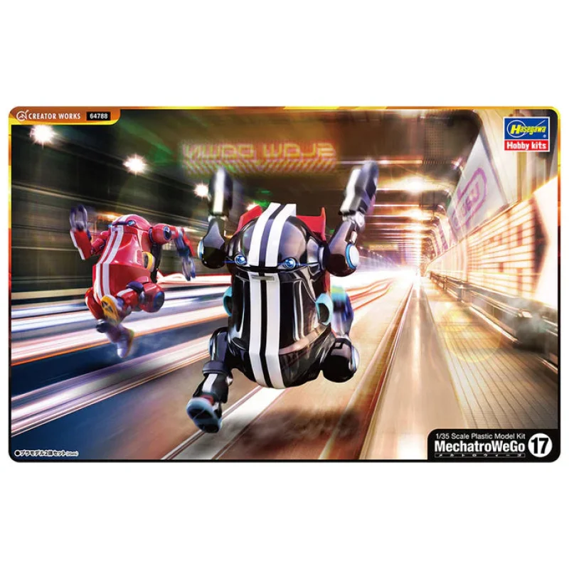 Hasegawa 64788 1/35 MechatroWeGo Sports “Flame & Jet Black” Model Kit