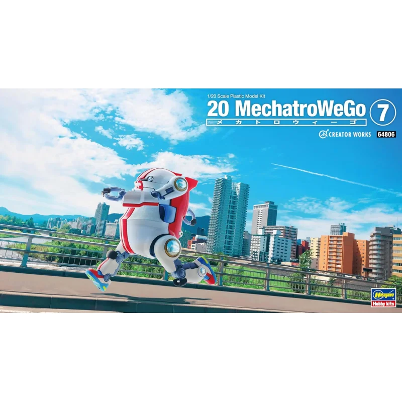 Hasegawa 64806 1/20 MechatroWeGo No. 7, Sports “JPN” Model Kit