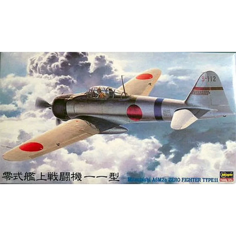Hasegawa 9142 1/48 Mitsubishi A6M2a Zero Type11 Model Aircraft Kit