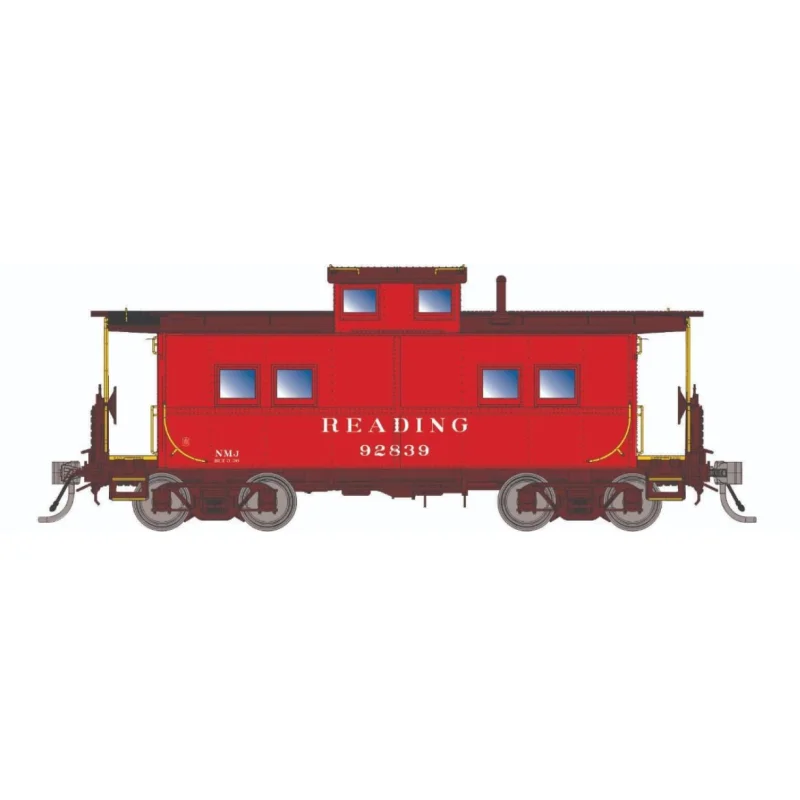 Rapido Trains 144049 HO Scale Northeastern Style Steel Caboose Reading “As Delivered” RDG 92839