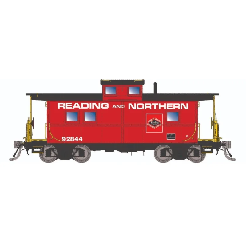 Rapido Trains 144052 HO Scale Northeastern Style Steel Caboose Reading & Northern RBMN 92844