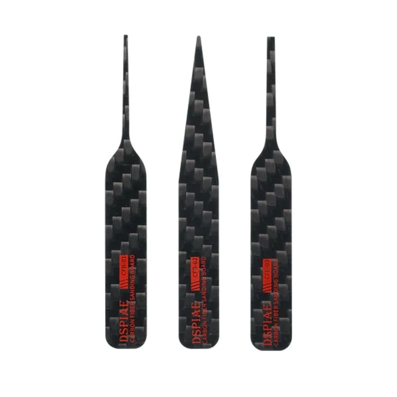 DSPIAE CFB-S01 Shaped Carbon Fiber Sanding Stick Set #1 (3 different shapes)