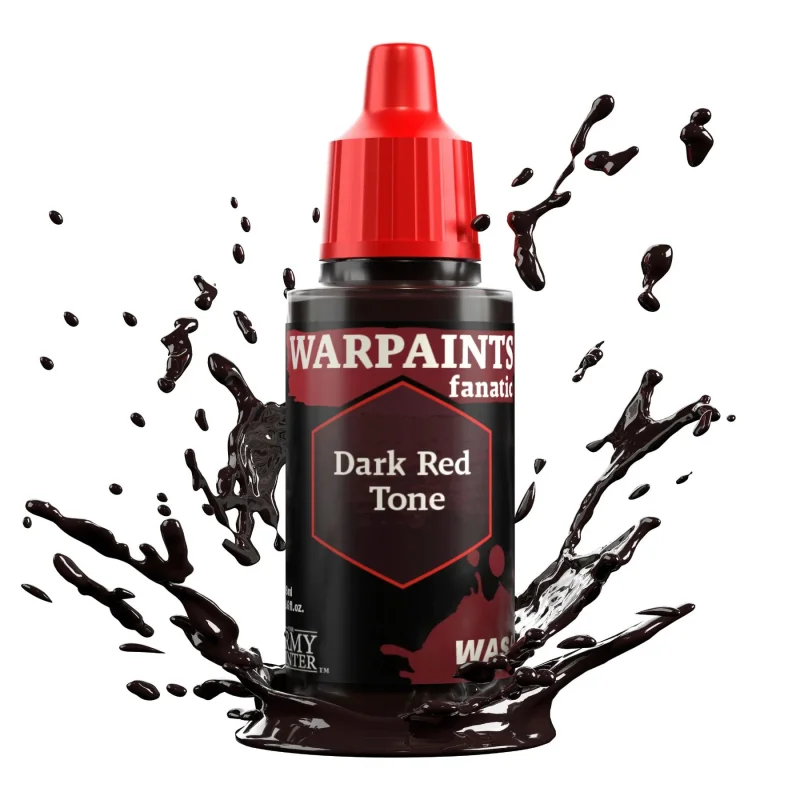 The Army Painter WP3205P Warpaints Fanatic: Wash Dark Red Tone Acrylic 18ml Bottle