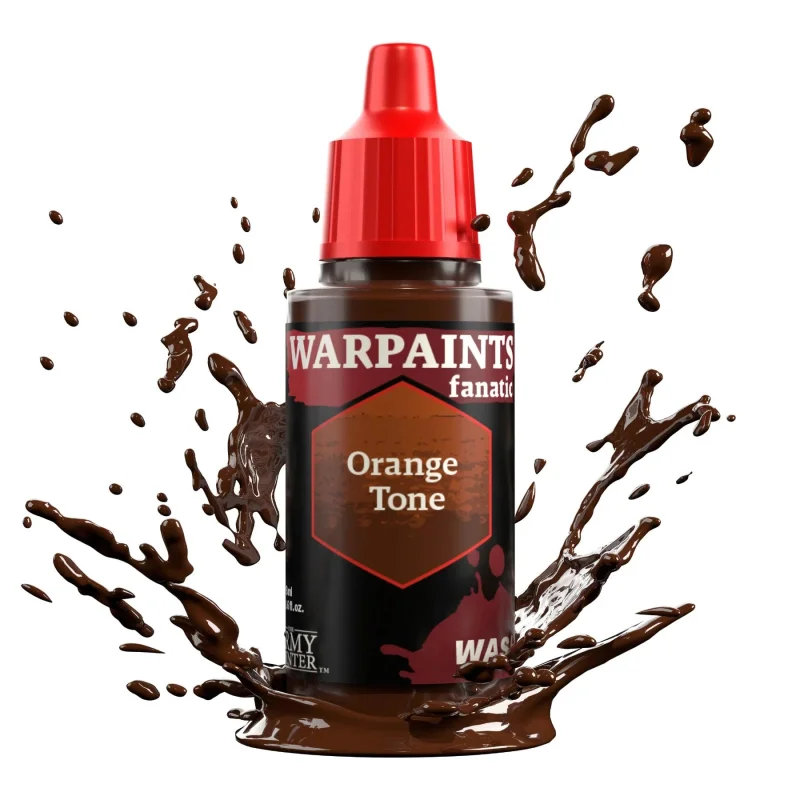 The Army Painter WP3207P Warpaints Fanatic: Wash Orange Tone Acrylic 18ml Bottle