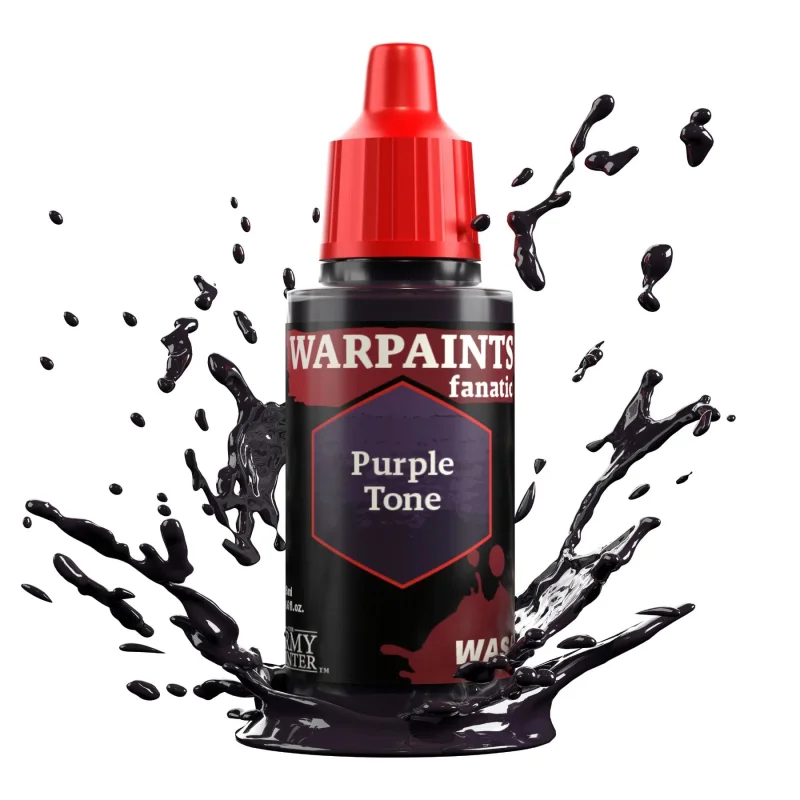 The Army Painter WP3212P Warpaints Fanatic: Wash Purple Tone Acrylic 18ml Bottle