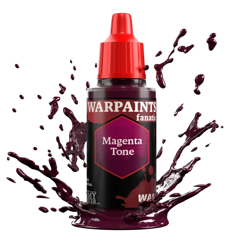 The Army Painter WP3213P Warpaints Fanatic: Wash Magenta Tone Acrylic 18ml Bottle