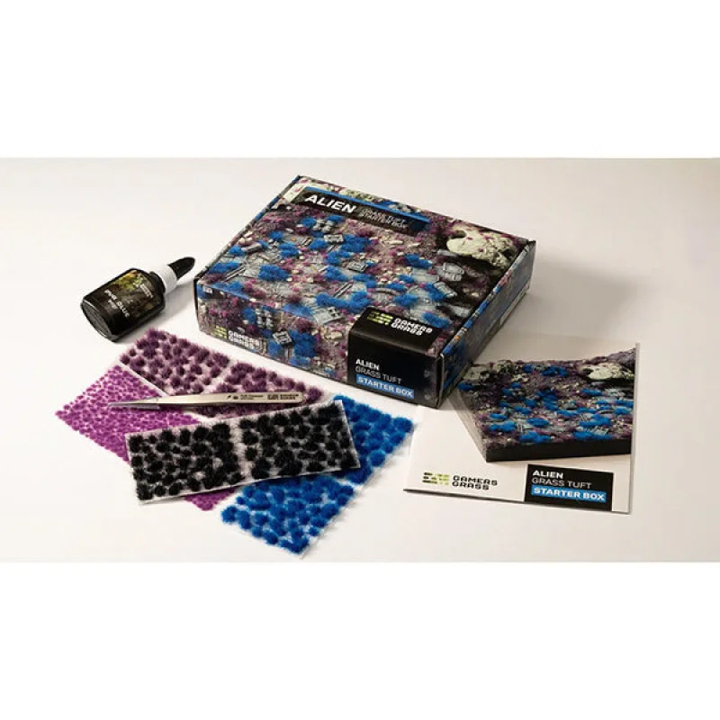 Gamers Grass 791177 Alien Grass Tuft Starter Boxed Set